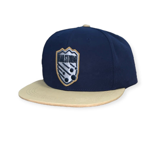 Navy Hailstorm Crest Snapback