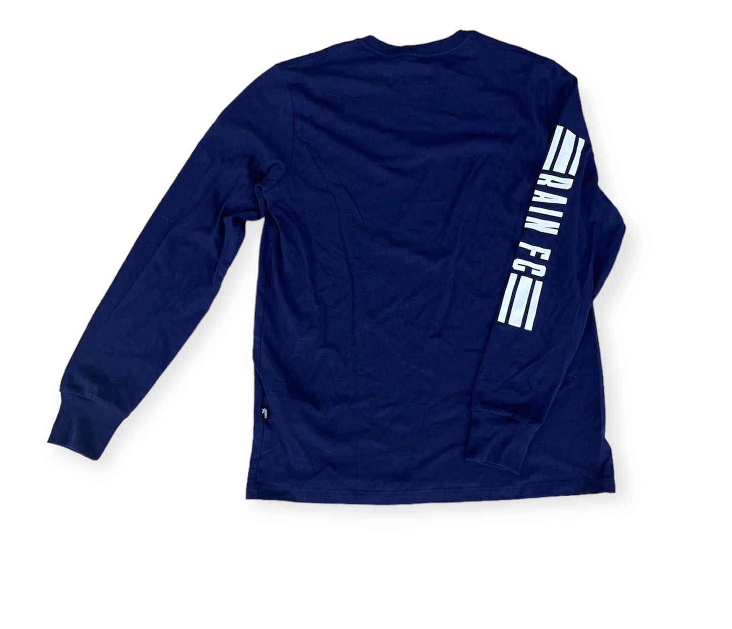 Rain FC Navy Puma Long Sleeve Shirt Triple Stripe