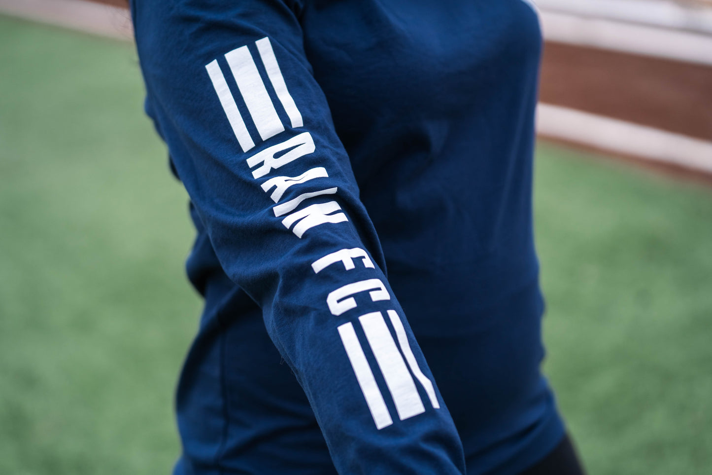 Rain FC Navy Puma Long Sleeve Shirt Triple Stripe