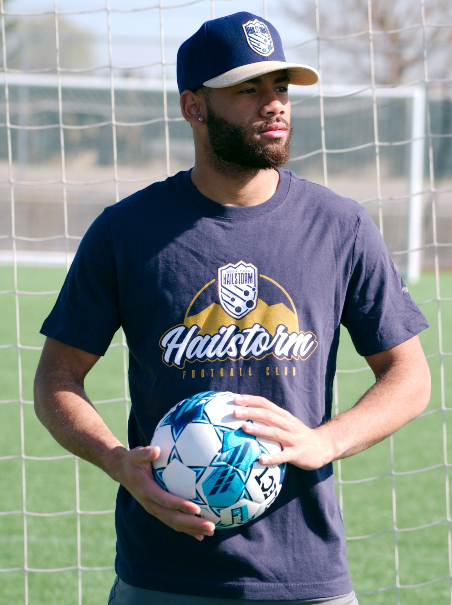 PUMA Navy HFC Script T-Shirt