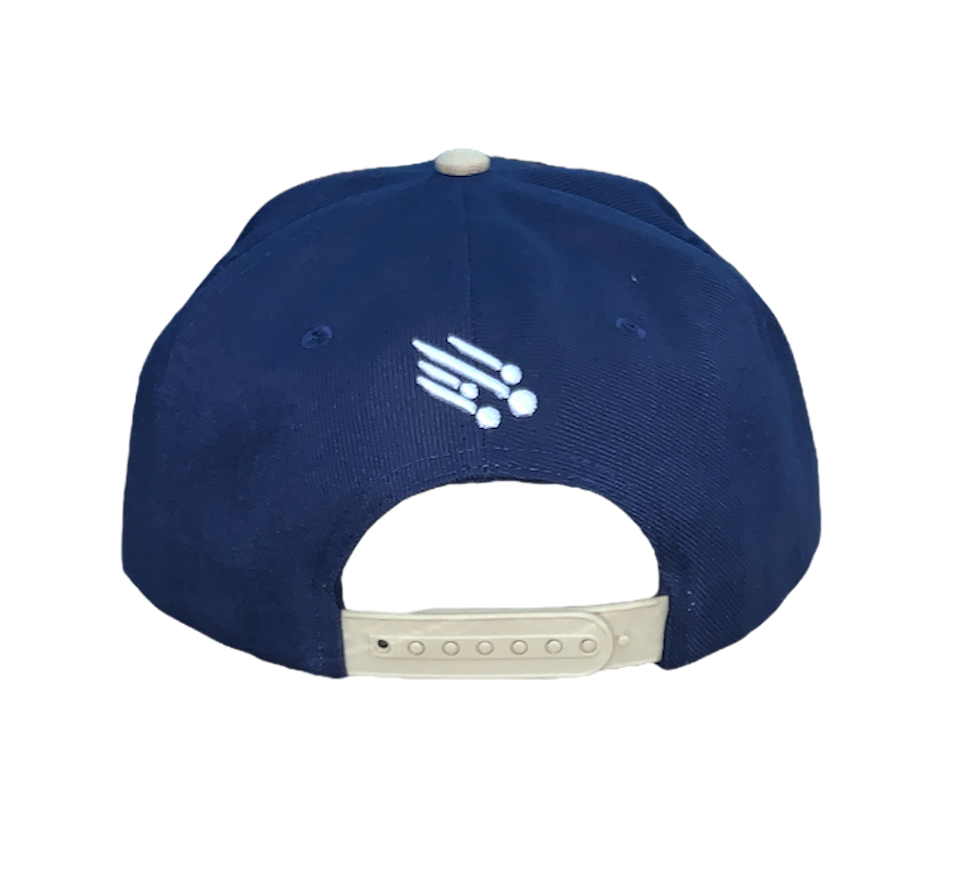 Navy Hailstorm Crest Snapback
