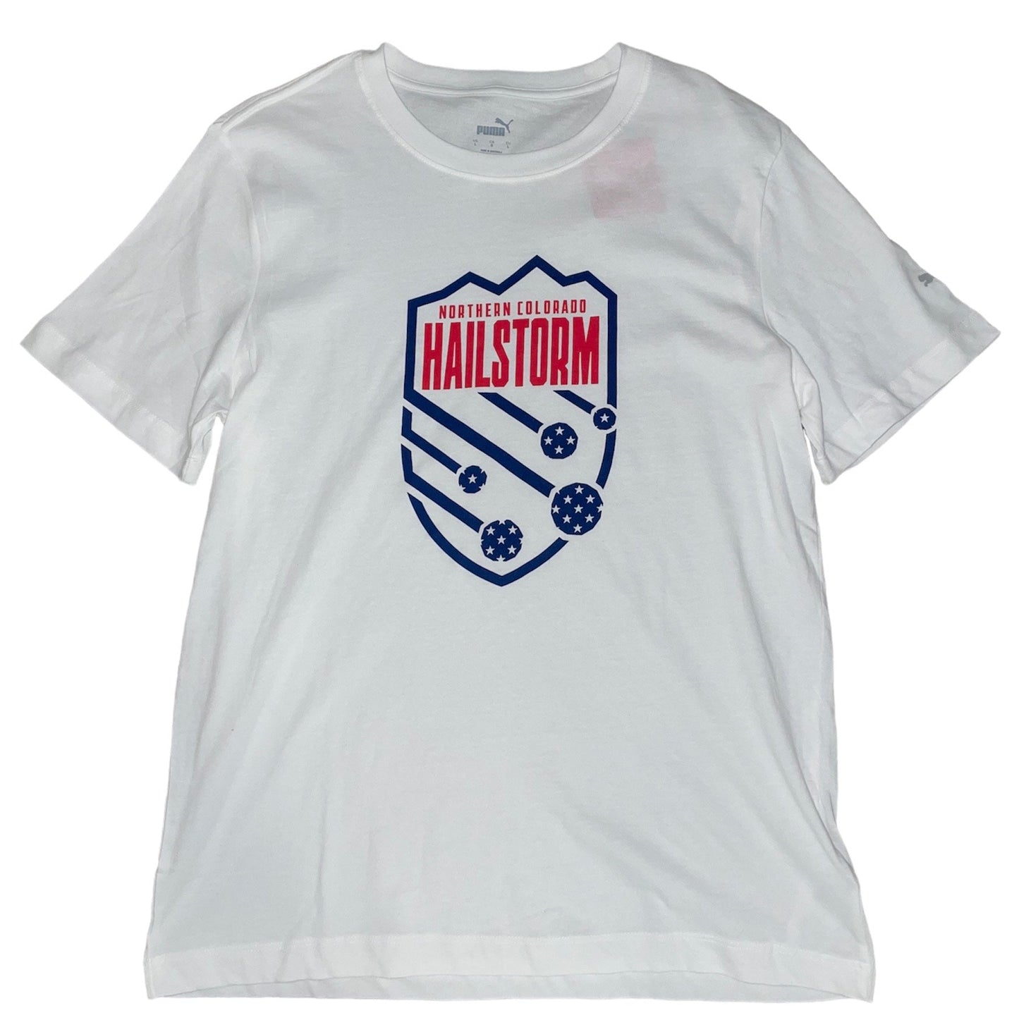 PUMA White USA HS Crest T-Shirt