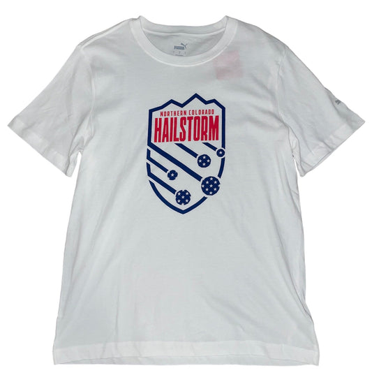 PUMA White USA HS Crest T-Shirt