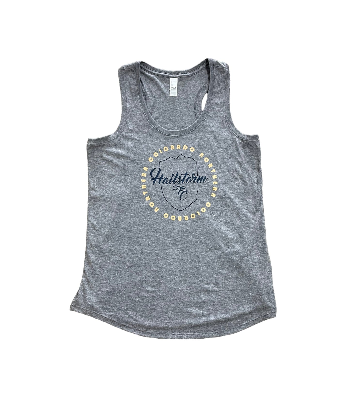 Women's Grey Script Tank Top