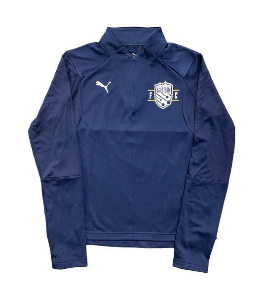 PUMA Women's Navy HFC Training 1/4 Zip