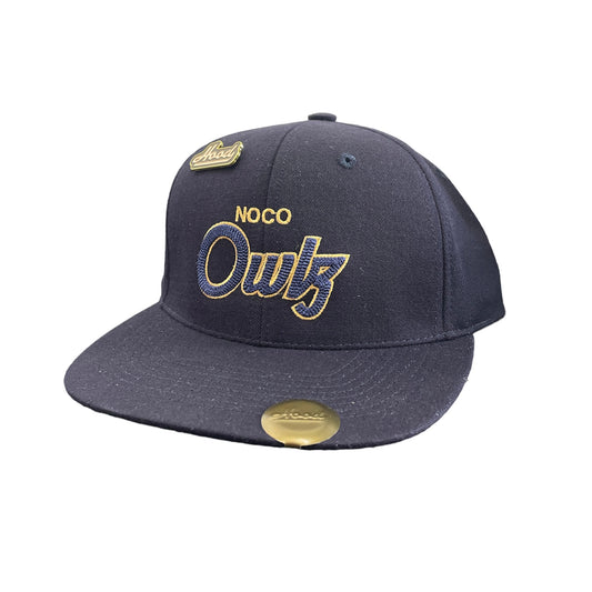 NoCO Owlz Navy Hood Hat