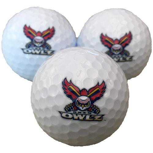 Orem Owlz 3-Pack Golf Balls