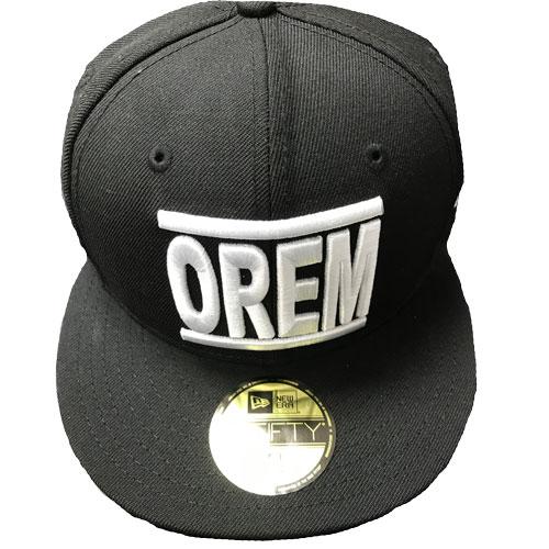 Orem Owlz New Era 5950 Black Block Orem