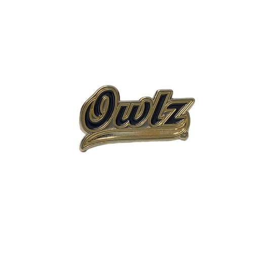 NoCO Owlz Script Pin